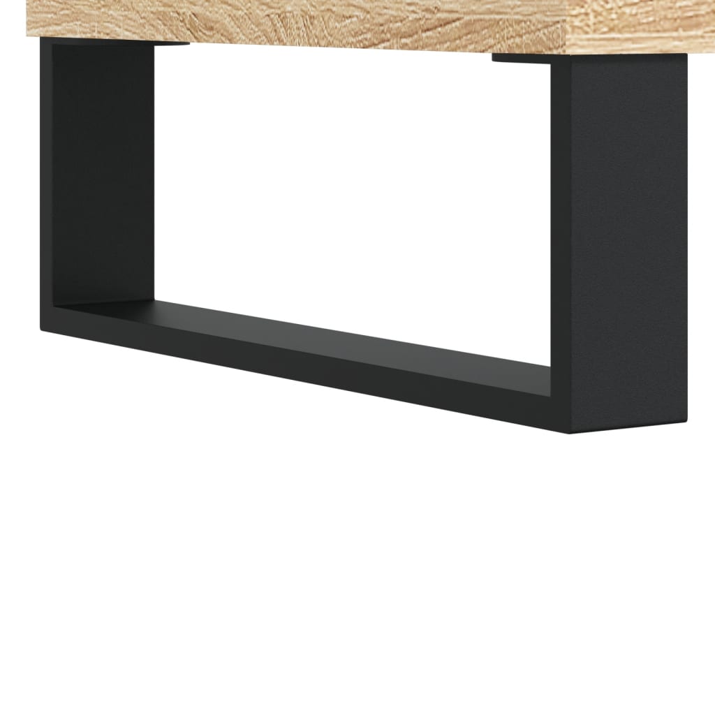 Stereobänk Sonoma-Ek 100X38X48 Cm Konstruerat Trä
