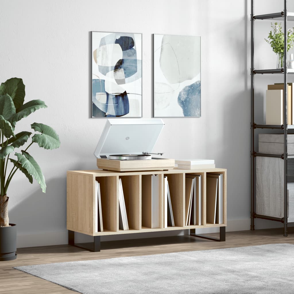 Stereobänk Sonoma-Ek 100X38X48 Cm Konstruerat Trä
