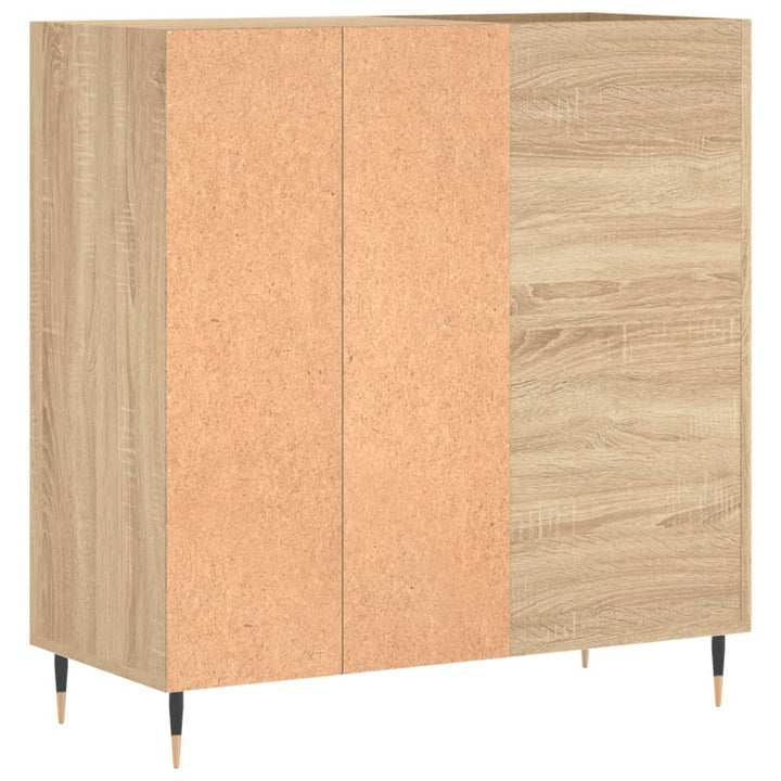 Stereobänk Sonoma-Ek 84,5X38X89 Cm Konstruerat Trä