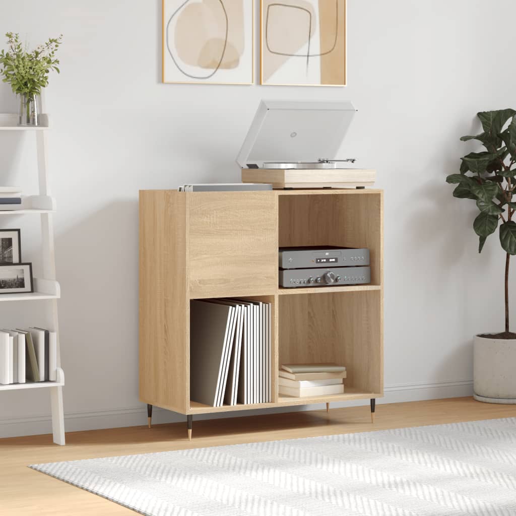 Stereobänk Sonoma-Ek 84,5X38X89 Cm Konstruerat Trä