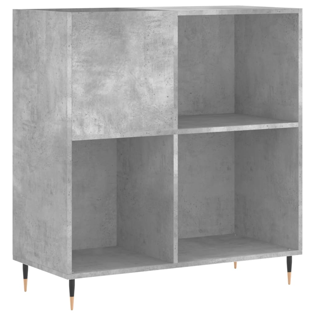 Stereobänk Betong-Grå 84,5X38X89 Cm Konstruerat Trä