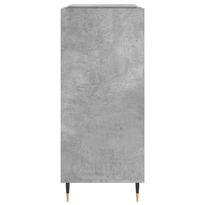 Stereobänk Betong-Grå 84,5X38X89 Cm Konstruerat Trä