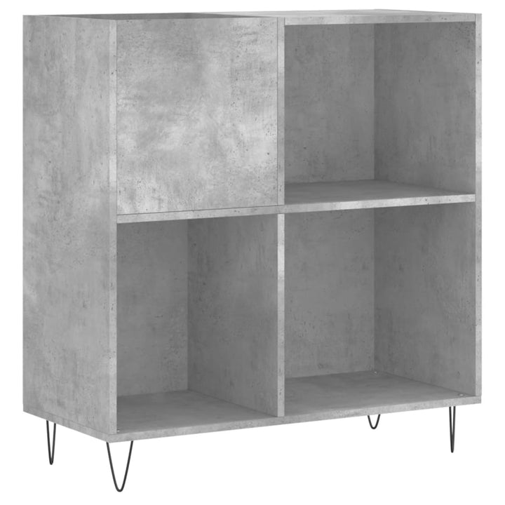 Stereobänk Betong-Grå 84,5X38X89 Cm Konstruerat Trä