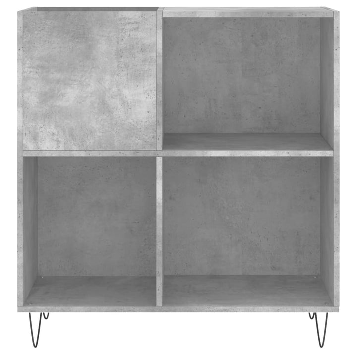 Stereobänk Betong-Grå 84,5X38X89 Cm Konstruerat Trä