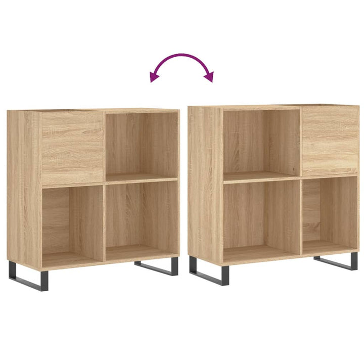 Stereobänk Sonoma-Ek 84,5X38X89 Cm Konstruerat Trä