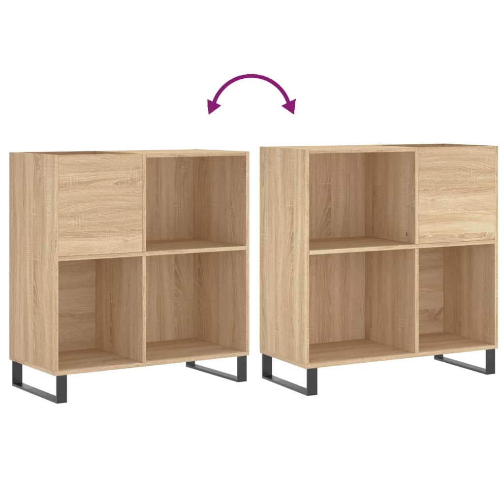 Stereobänk Sonoma-Ek 84,5X38X89 Cm Konstruerat Trä