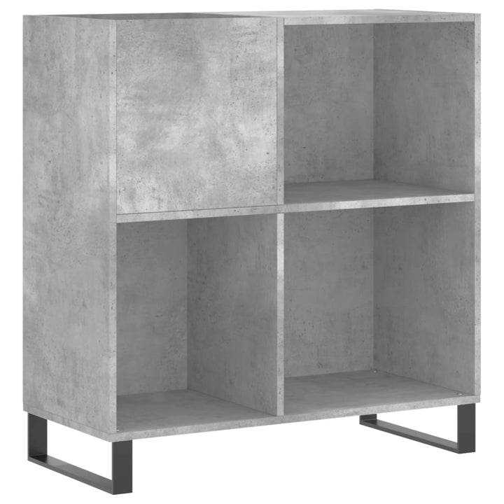 Stereobänk Betong-Grå 84,5X38X89 Cm Konstruerat Trä