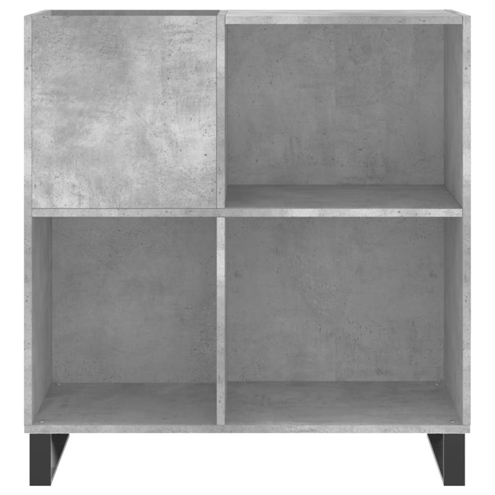 Stereobänk Betong-Grå 84,5X38X89 Cm Konstruerat Trä