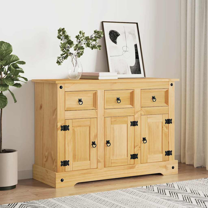 Skänk &amp;quot;Corona&amp;quot; 112X44X78 Cm Massivt Trä Mexikansk Furu