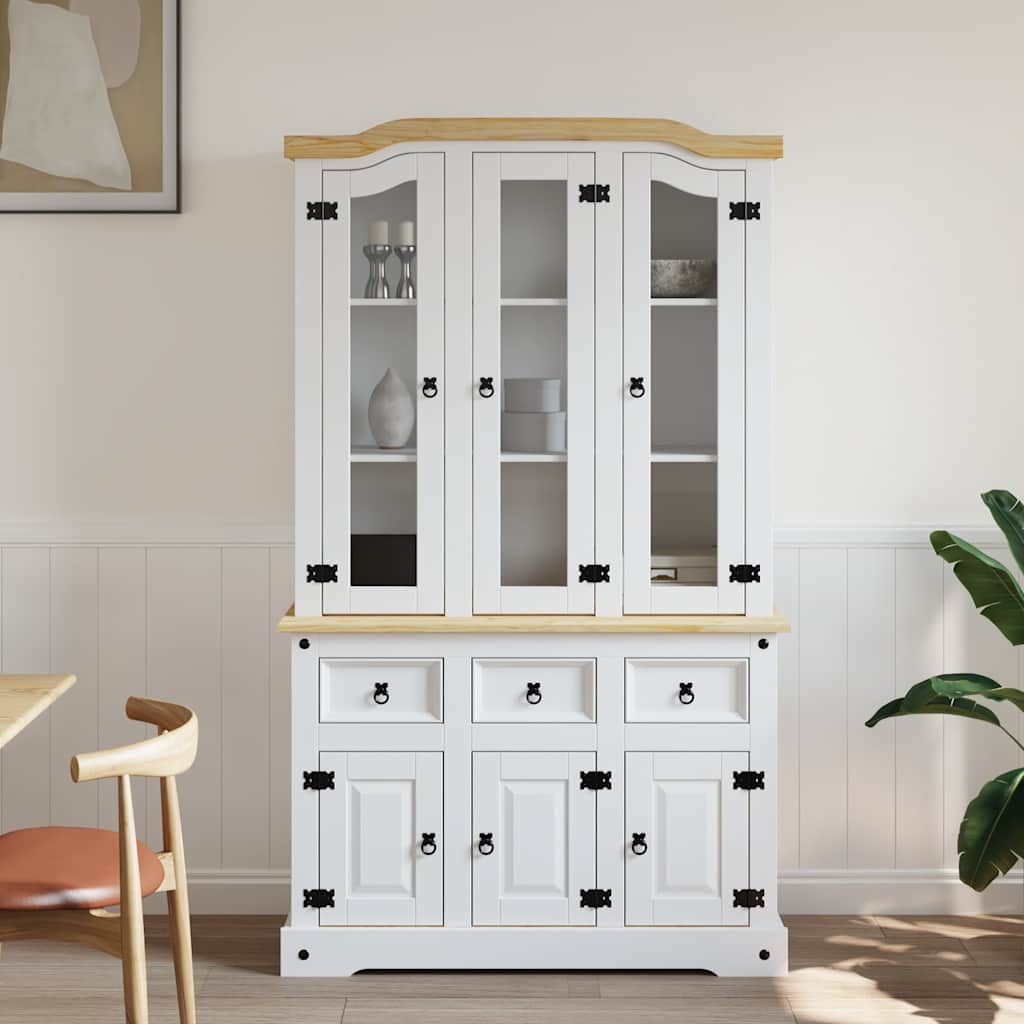 Skänk Corona 112X43X196 Cm Massiv Mexikansk Furu
