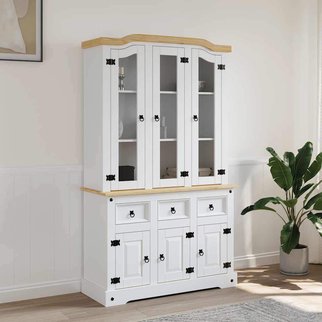Skänk Corona 112X43X196 Cm Massiv Mexikansk Furu
