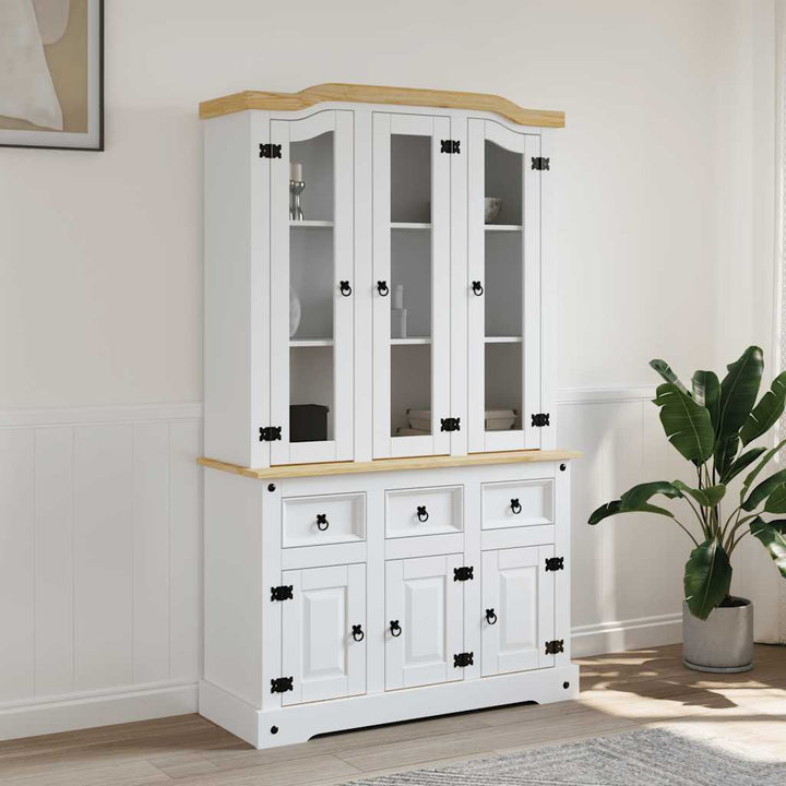 Skänk Corona 112X43X196 Cm Massiv Mexikansk Furu