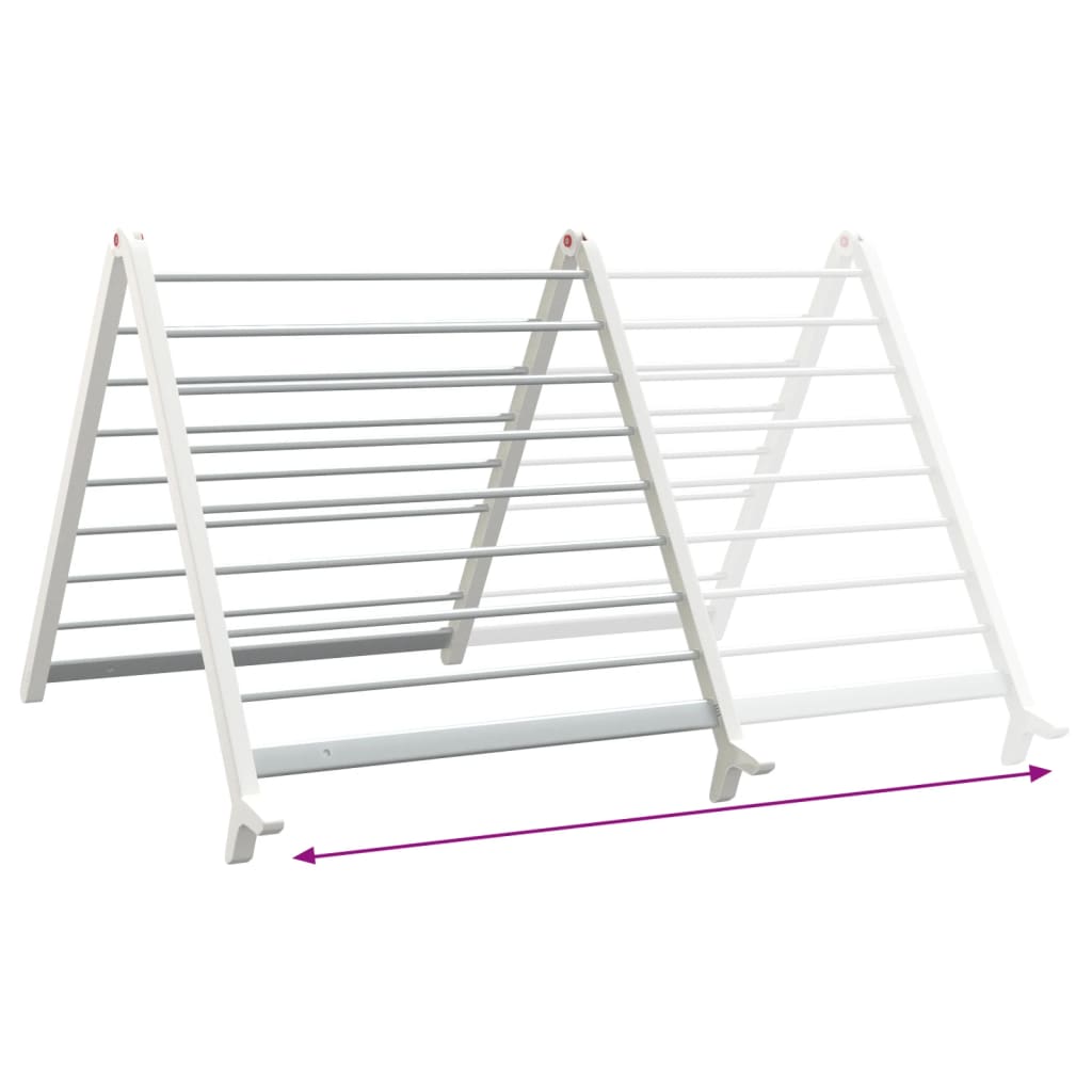 Torkställ För Badkar Utfällbart 53-90 Cm Aluminium