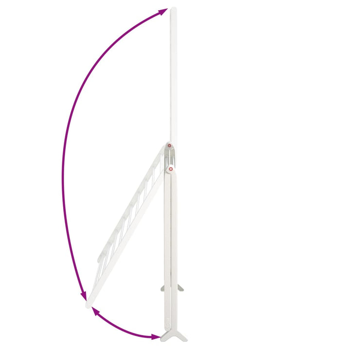 Torkställ För Badkar Utfällbart 53-90 Cm Aluminium