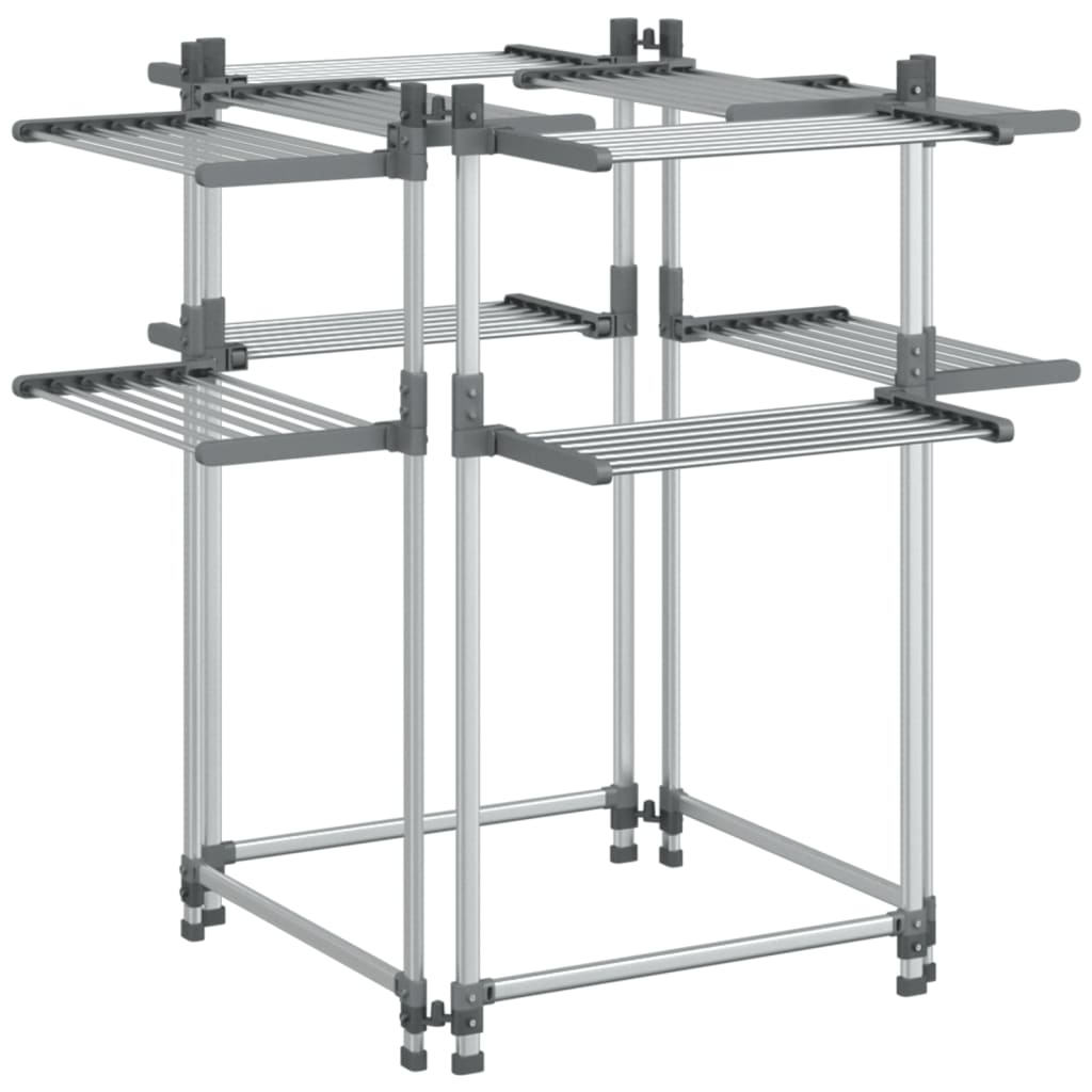 Torkställ 107X107X120 Cm Aluminium
