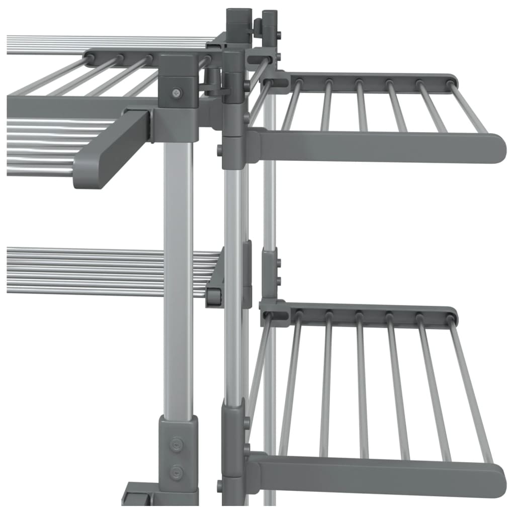 Torkställ 107X107X120 Cm Aluminium