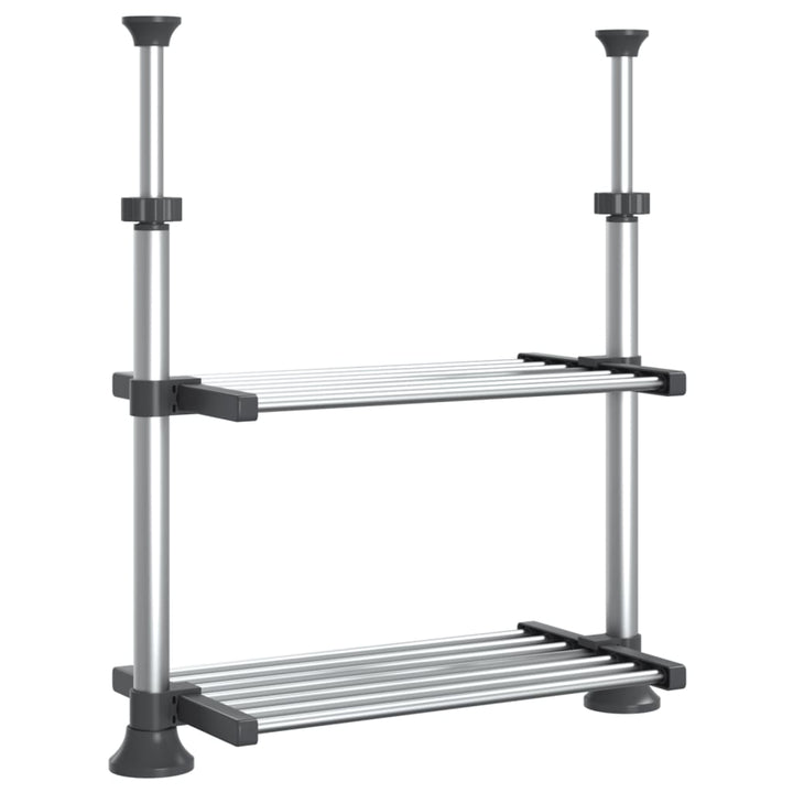 Kökshylla 50X25X(50-70) Cm Aluminium