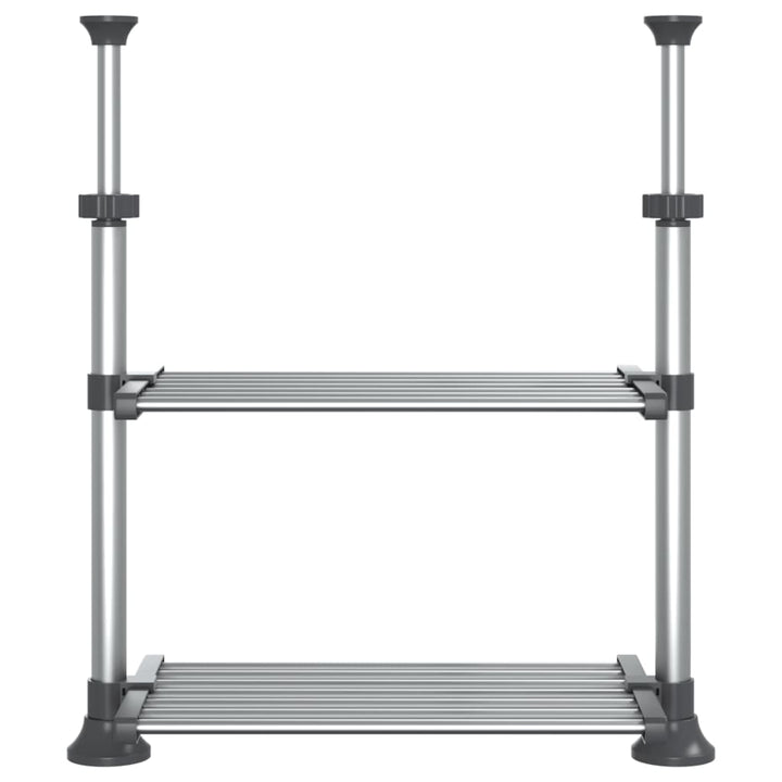 Kökshylla 50X25X(50-70) Cm Aluminium