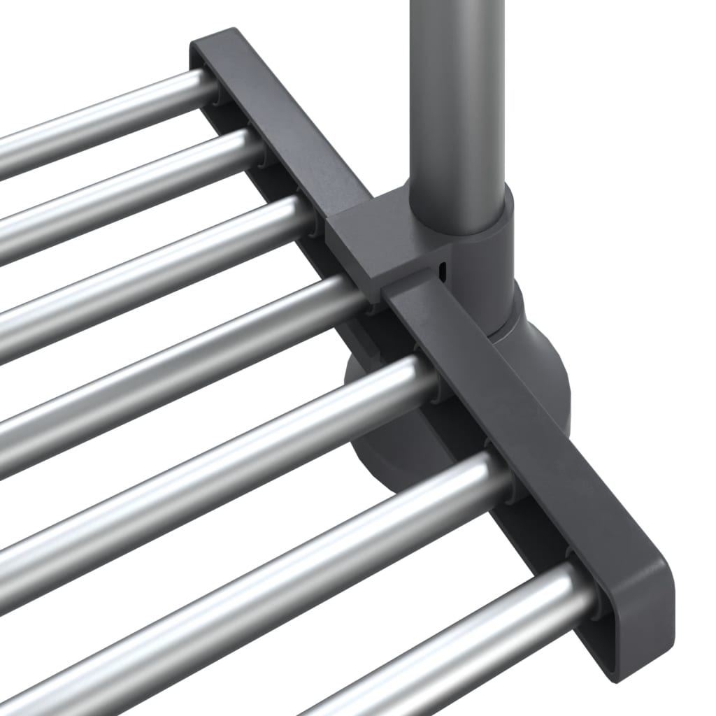 Kökshylla 50X25X(50-70) Cm Aluminium