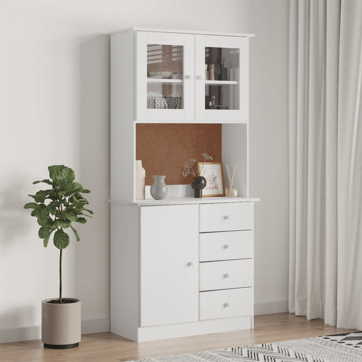 Rinskåp Alta 77X35X165 Cm Massiv Furu