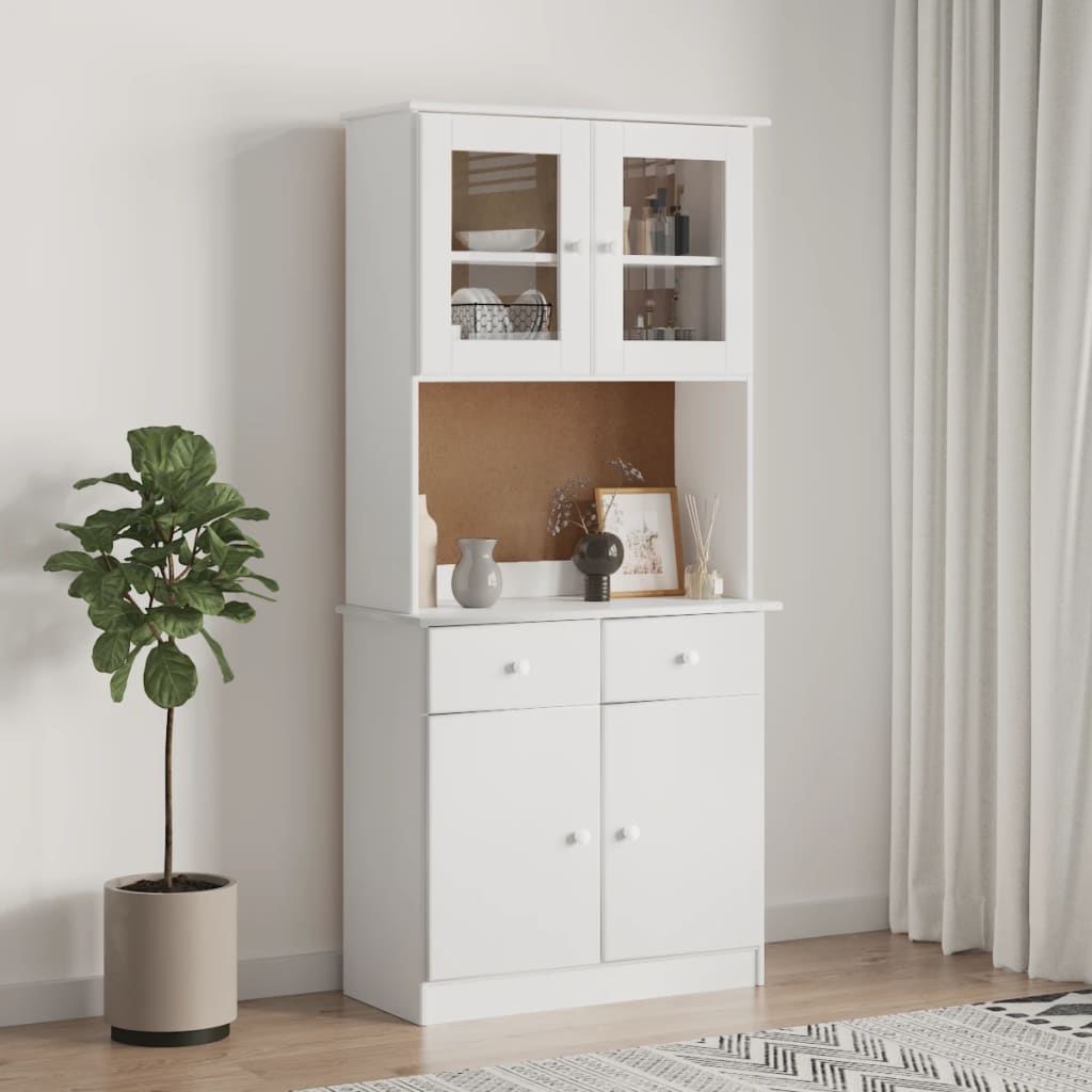 Rinskåp Alta 77X35X165 Cm Massiv Furu