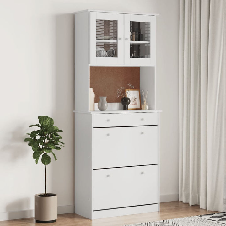 Rinskåp Alta 77X35X188 Cm Massiv Furu