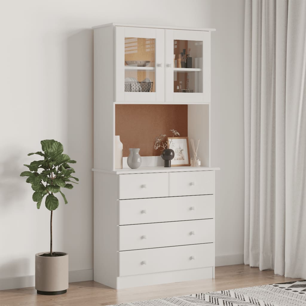 Rinskåp Alta 77X35X165 Cm Massiv Furu