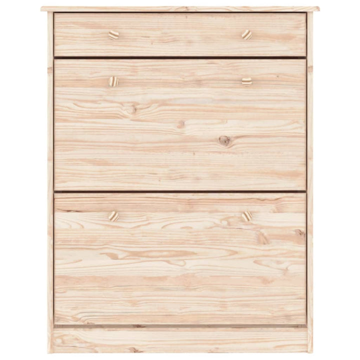 Skoskåp Alta 77X35X96 Cm Massiv Furu