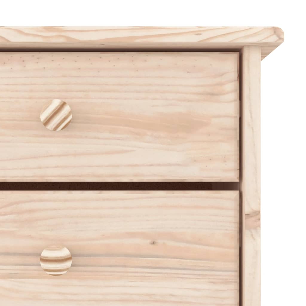 Skoskåp Alta 77X35X96 Cm Massiv Furu