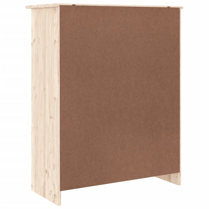 Skoskåp Alta 77X35X96 Cm Massiv Furu