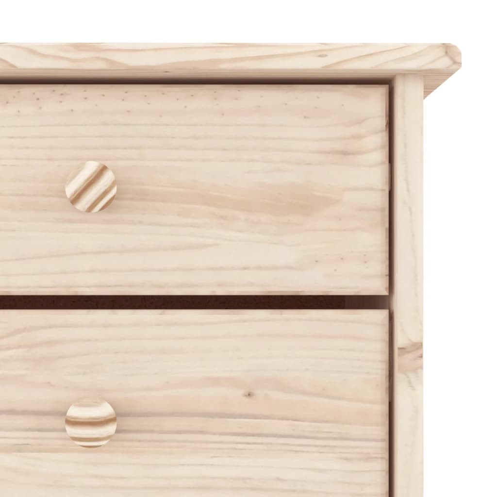 Skoskåp Alta 77X35X96 Cm Massiv Furu