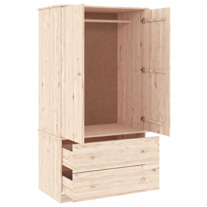 Klädskåp Alta 90X55X170 Cm Massiv Furu