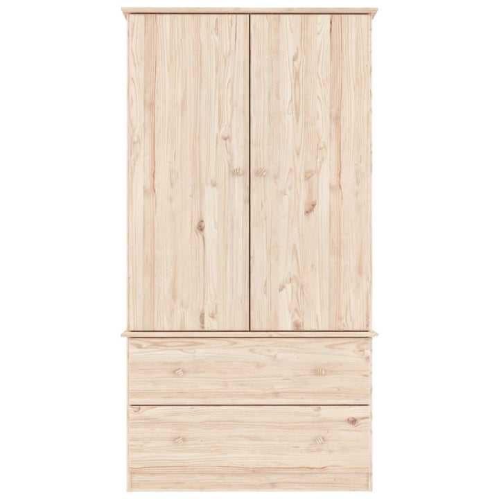 Klädskåp Alta 90X55X170 Cm Massiv Furu
