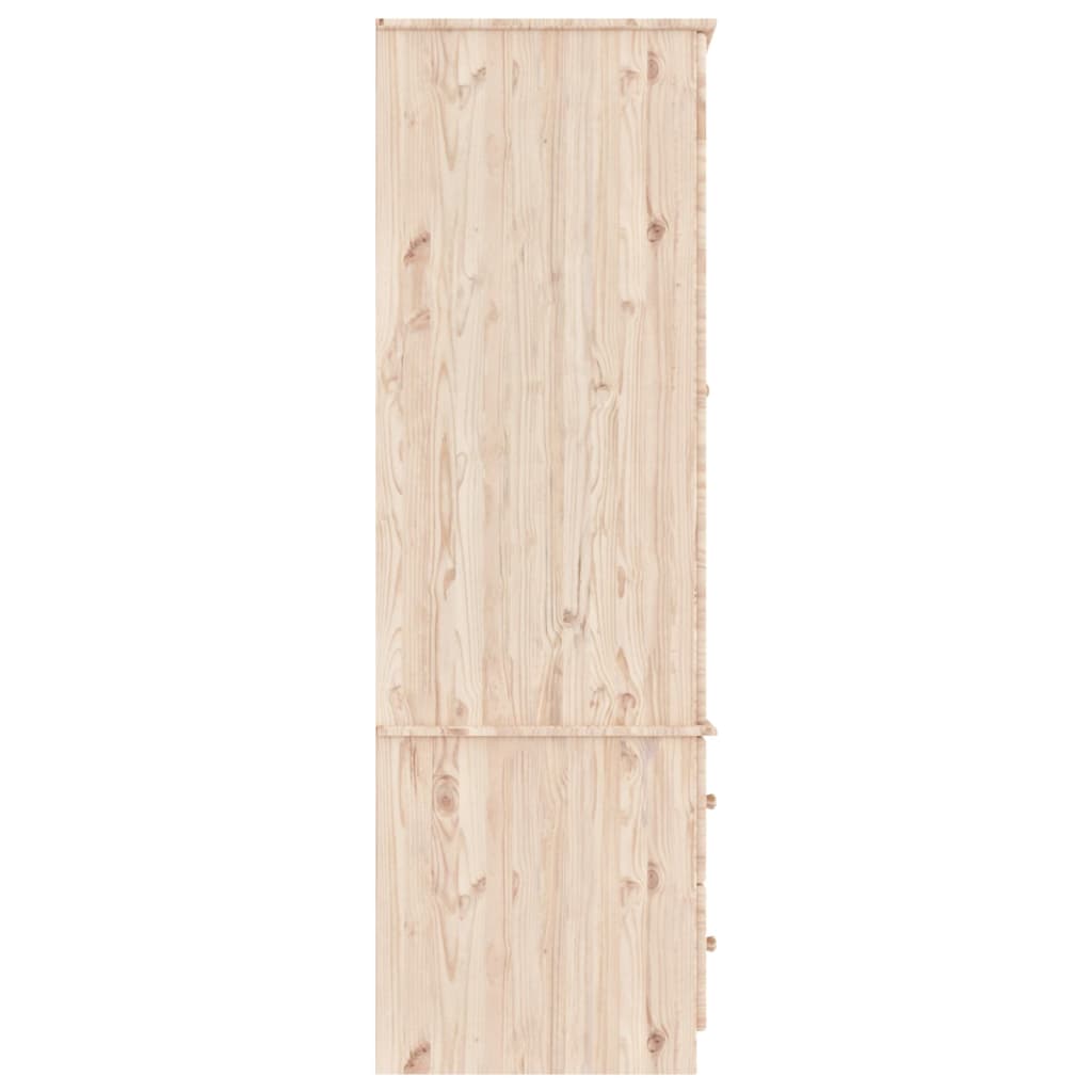 Klädskåp Alta 90X55X170 Cm Massiv Furu