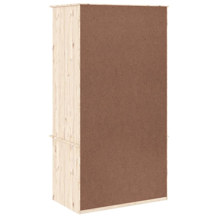 Klädskåp Alta 90X55X170 Cm Massiv Furu
