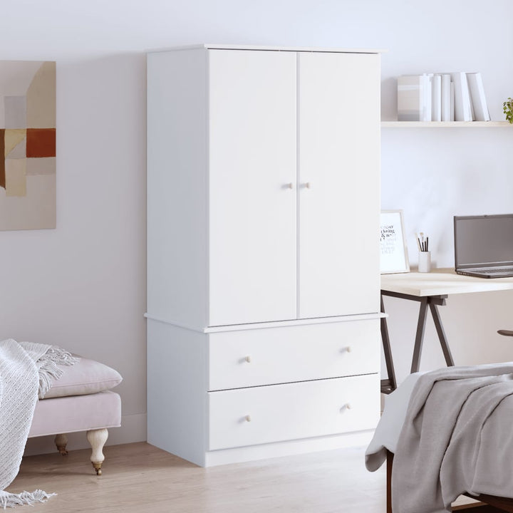 Klädskåp Alta 90X55X170 Cm Massiv Furu