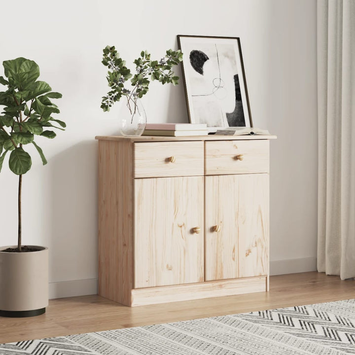 Skänk Alta 77X35X73 Cm Massiv Furu