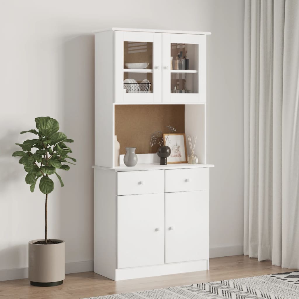 Överdel Kommod Alta 77X30X92 Cm Massiv Furu