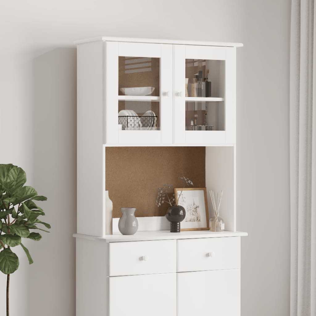 Överdel Kommod Alta 77X30X92 Cm Massiv Furu