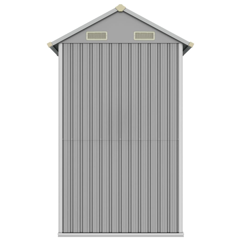 Trädgårdsskjul 192X152,5X237 Cm Galvaniserat Stål