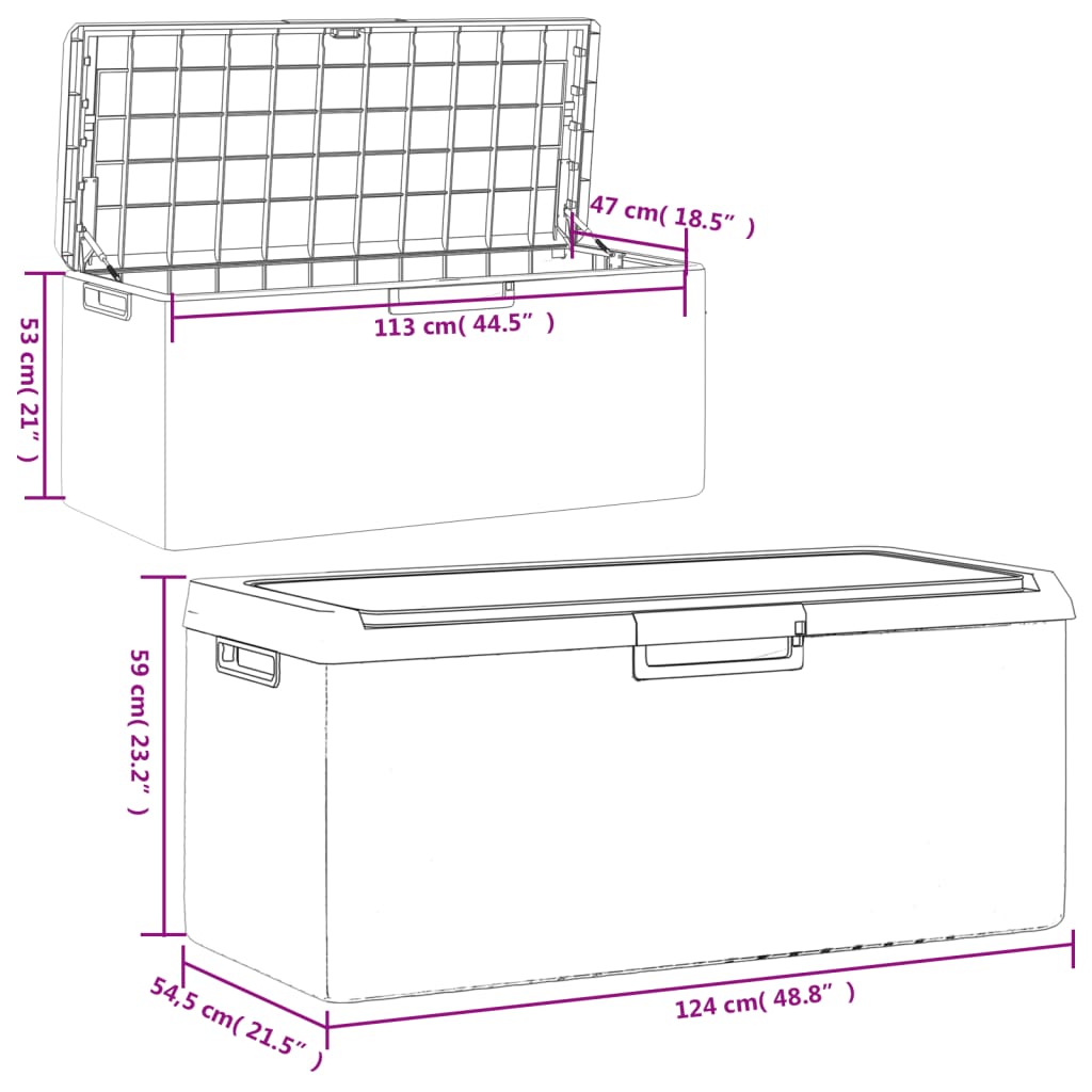 Dnybox Med Sittdyna 350 L Pp
