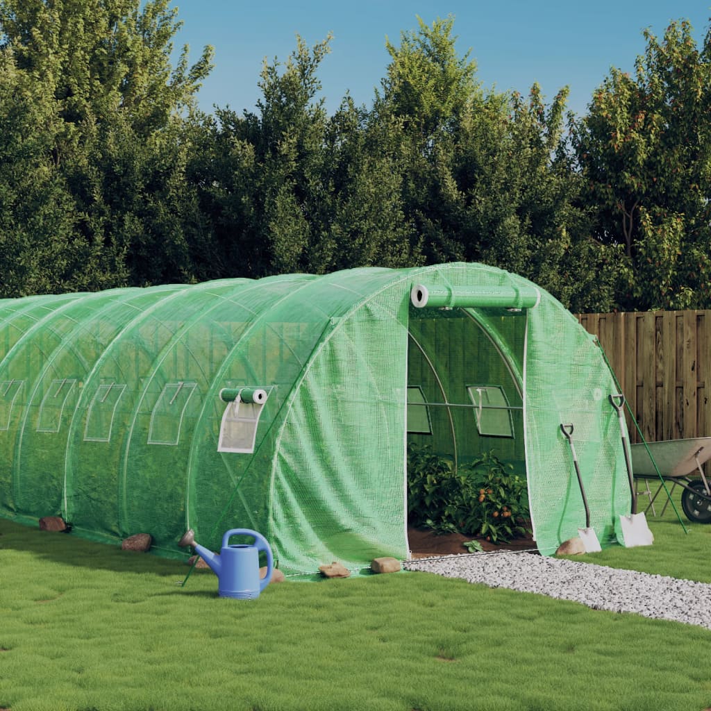Växthus Med Stålram 12 M²