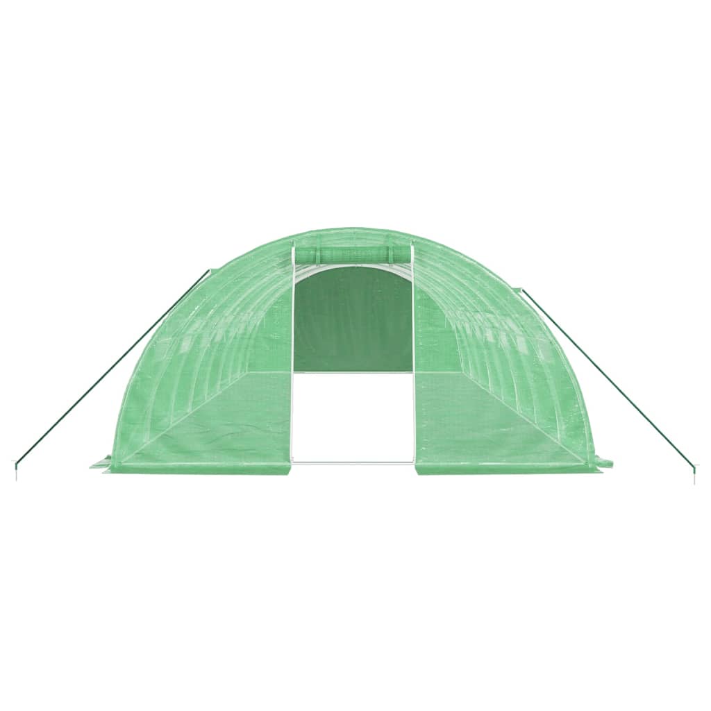 Växthus Med Stålram 32 M²