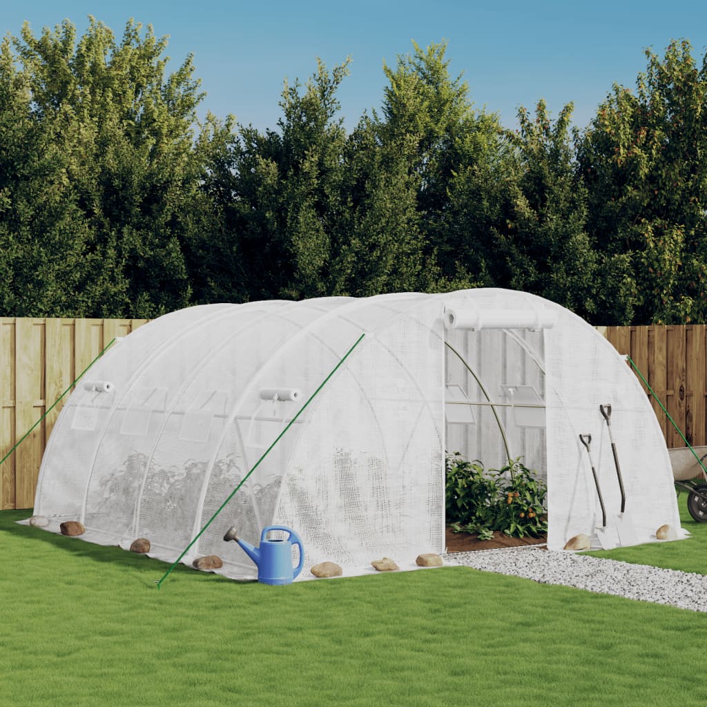 Växthus Med Stålram 32 M²