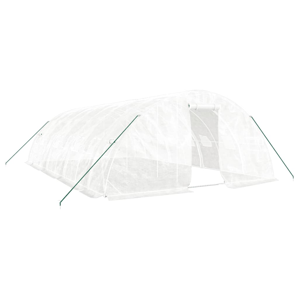 Växthus Med Stålram 40 M² 8X5X2,3 M