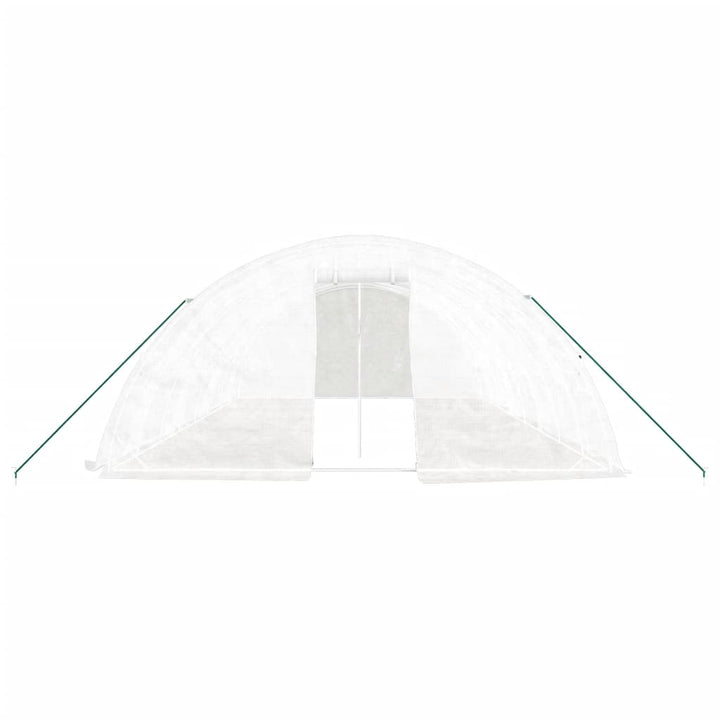 Växthus Med Stålram 40 M² 8X5X2,3 M