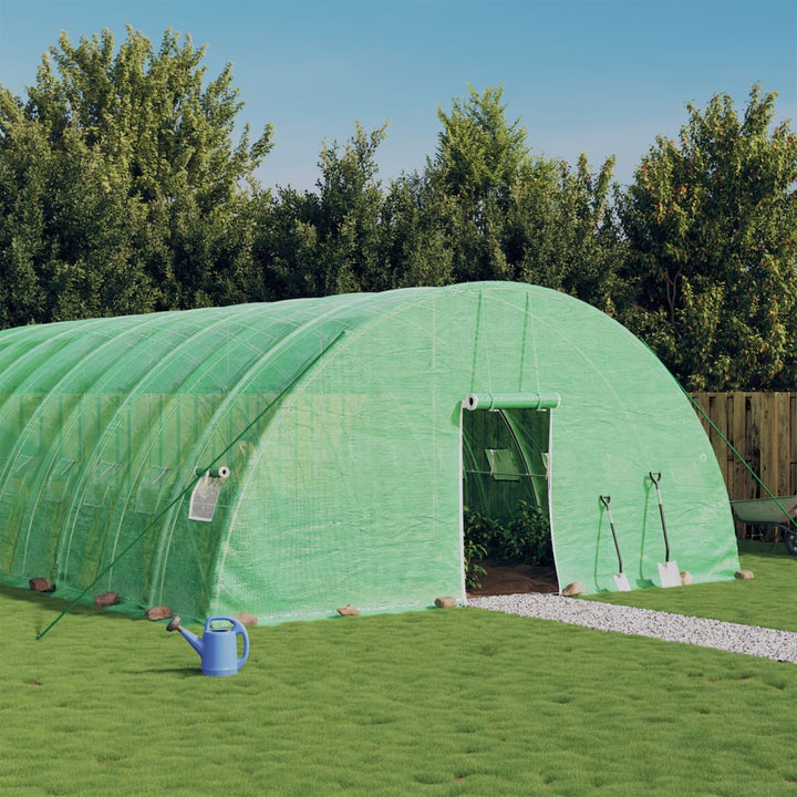Växthus Med Stålram 84 M² 14X6X2,85 M