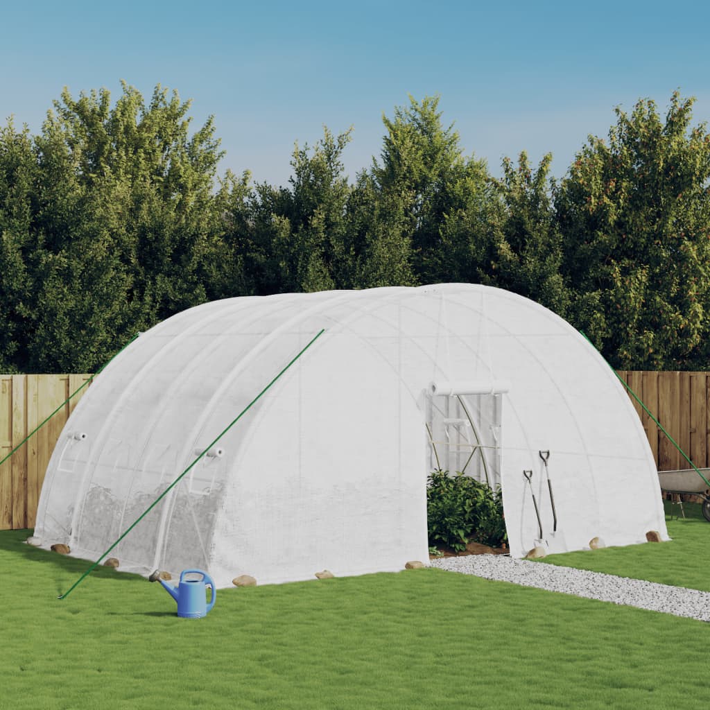 Växthus Med Stålram 84 M² 14X6X2,85 M