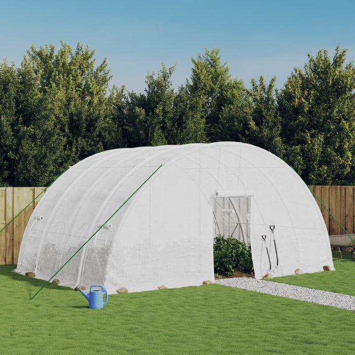 Växthus Med Stålram 84 M² 14X6X2,85 M