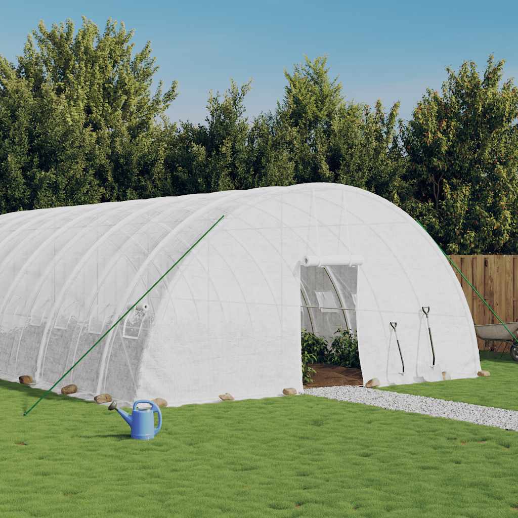 Växthus Med Stålram 84 M² 14X6X2,85 M